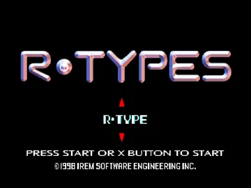 R-Types (US) screen shot title